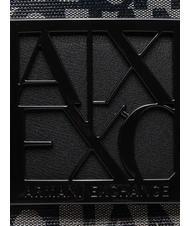 ARMANI EXCHANGE LOGO ALL OVER Handtasche mit Schultergurt beige/schwarz - Damentaschen - 4
