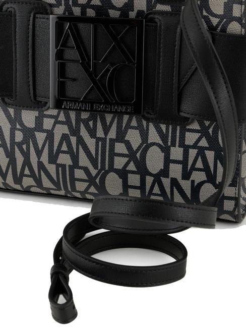 LOGO ALL OVER Kleine Tasche mit Schultergurt beige/schwarz - Damentaschen