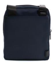 PIQUADRO WOLLEM iPad Mini-Tasche aus Stoff und Leder Blau - Umh&auml;ngetaschen Herren - 4