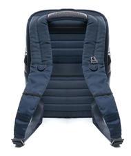 PIQUADRO WALLABY Rucksack aus Leder und Stoff, 14-Zoll-PC-Halter Blau - PC-Rucks&auml;cke - 4