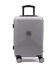 ROCCOBAROCCO ADVENTURE Set mit 3 Kabinentrolleys, mittelgro&szlig;, gro&szlig; Silber - Trolleyset - 4