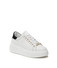 TWINSET METALLIC LOGO Ledersneaker optisch / schwarz - Damenschuhe - 3