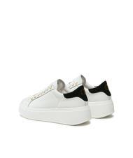TWINSET METALLIC LOGO Ledersneaker optisch / schwarz - Damenschuhe - 6