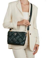 GUESS ZAINA Schultertasche Wald - Damentaschen - 4