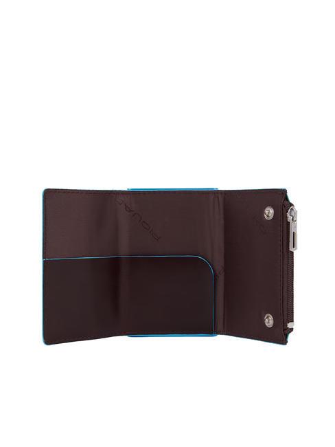 BLUE SQUARE Lederbrieftasche mit Schiebesystem MAHAGONI - Brieftaschen Herren