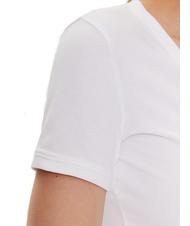 GUESS MINI TRIANGLE T-Shirt mit V-Ausschnitt purwei&szlig; - T-Shirts und Tops f&uuml;r Damen - 3
