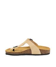 DOCKSTEPS VEGA Zehenstegsandale aus Wildleder Taupe - Damenschuhe - 3