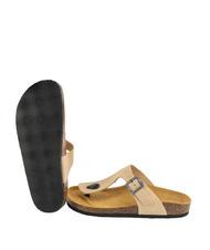 DOCKSTEPS VEGA Zehenstegsandale aus Wildleder Taupe - Damenschuhe - 5