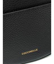 COCCINELLE KALI Umh&auml;ngetasche aus Leder mit Beutel Schwarz - Damentaschen - 6
