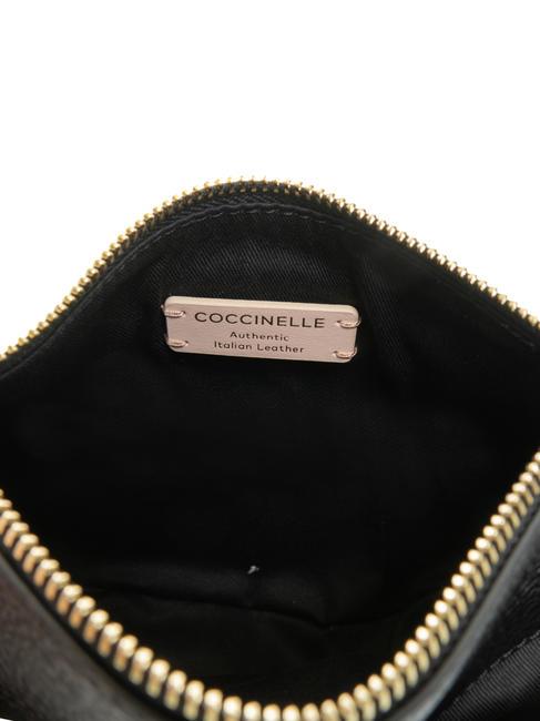 KALI Umh&auml;ngetasche aus Leder mit Beutel Schwarz - Damentaschen