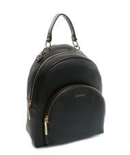 COCCINELLE ALPHA Rucksack aus strukturiertem Leder Schwarz - Damentaschen - 2