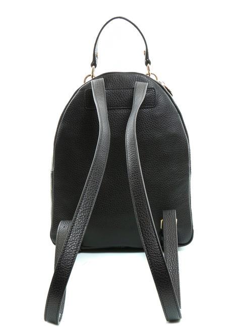 ALPHA Rucksack aus strukturiertem Leder Schwarz - Damentaschen