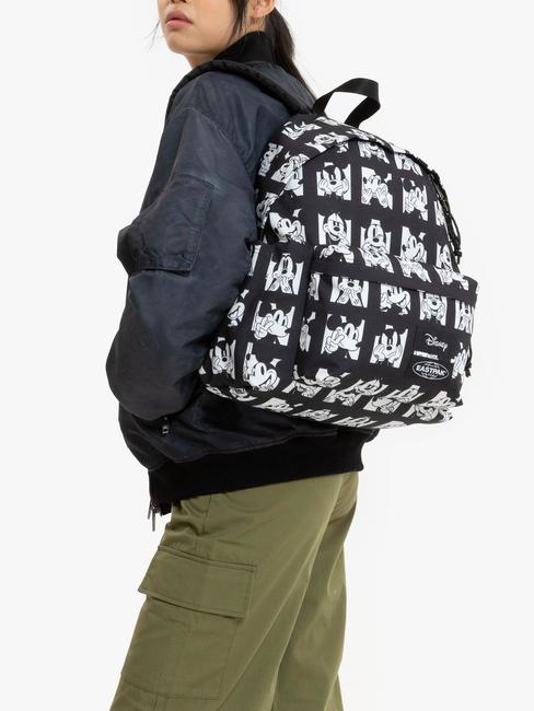 PADDED DAY PAK'R DISNEY x 100 14" Laptop-Rucksack Mickey-Gesichter - Rucks&auml;cke f&uuml;r Schule &amp; Freizeit