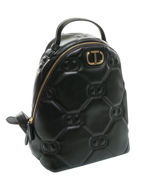 LOGO QUILTED Rucksack Schwarz - Damentaschen
