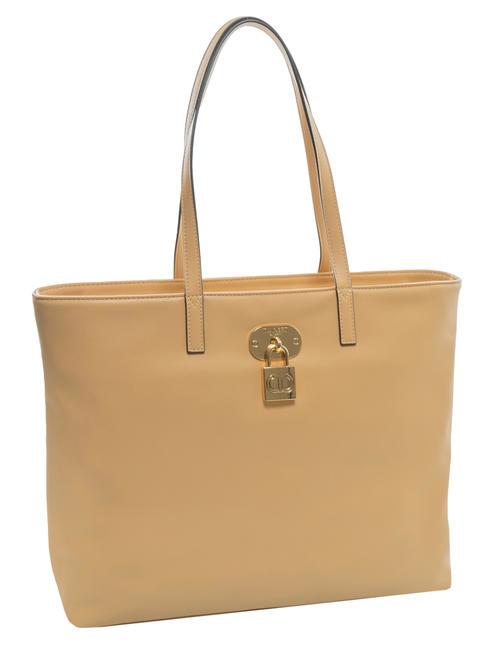 T LOCK Schultertasche Pekannussbraun - Damentaschen