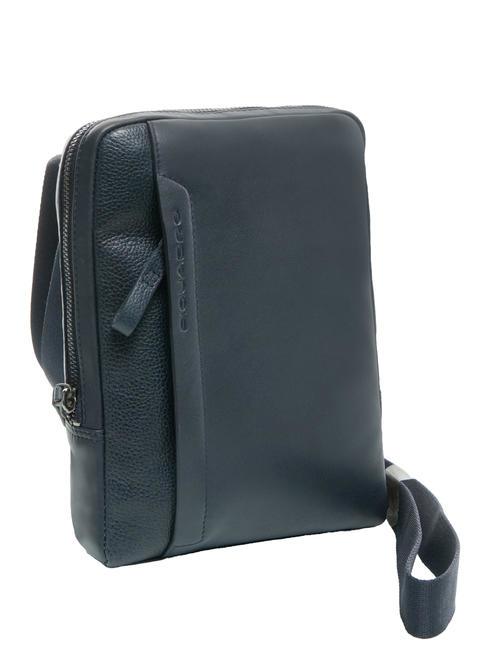 PAN Kleine Ledergeldb&ouml;rse Blau - Umh&auml;ngetaschen Herren