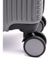 ROCCOBAROCCO ADVENTURE Gro&szlig;er Trolley Silber - Harte Trolleys - 8