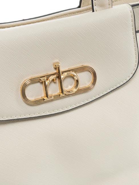 LUCE Tragetasche mit Schultergurt und Metalllogo nicht-gerade weiss - Damentaschen