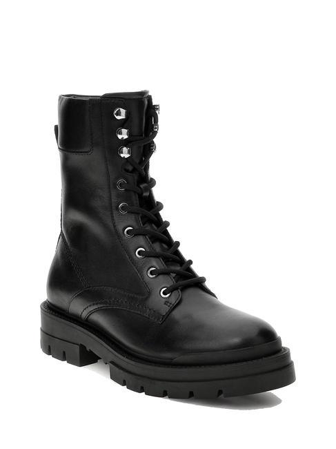 OBETTER Niedrige Stiefeletten SCHWARZ BRAUN - Damenschuhe