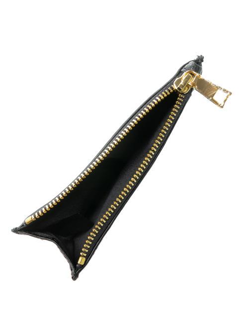 GRAINED Flaches Kartenetui mit Rei&szlig;verschluss Schwarz - Brieftaschen Damen
