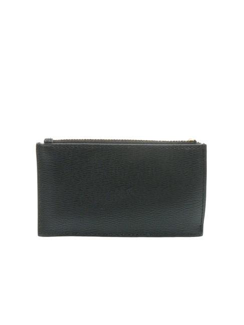 GRAINED Flaches Kartenetui mit Rei&szlig;verschluss Schwarz - Brieftaschen Damen