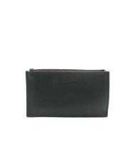 POLLINI GRAINED Flaches Kartenetui mit Rei&szlig;verschluss Schwarz - Brieftaschen Damen - 3