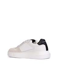 CALVIN KLEIN CK JEANS CHUNKY Ledersneaker leuchtendes Wei&szlig;/Cremewei&szlig;/Austernfarben - Herrenschuhe - 3