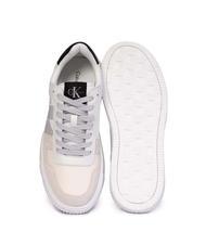 CALVIN KLEIN CK JEANS CHUNKY Ledersneaker leuchtendes Wei&szlig;/Cremewei&szlig;/Austernfarben - Herrenschuhe - 4