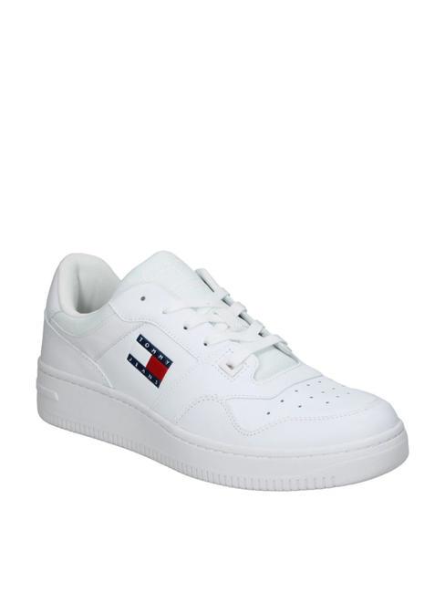 TOMMY JEANS Retro Basket  Wei&szlig; - Herrenschuhe