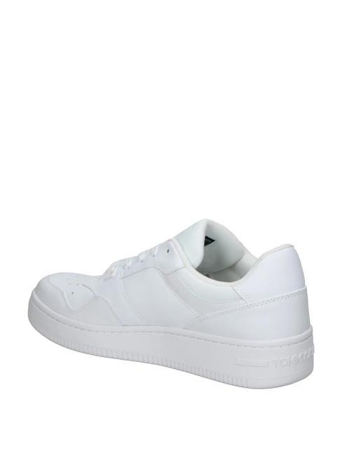 TOMMY JEANS Retro Basket  Wei&szlig; - Herrenschuhe