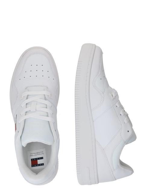 TOMMY JEANS Retro Basket  Wei&szlig; - Herrenschuhe