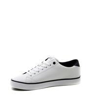 TOMMY HILFIGER HIGH VULCANIC CORE Sneaker aus recyceltem Leder Wei&szlig; - Herrenschuhe - 3