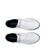 TOMMY HILFIGER HIGH VULCANIC CORE Sneaker aus recyceltem Leder Wei&szlig; - Herrenschuhe - 4