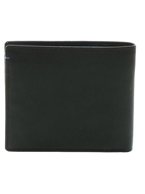 COLOR WALLET Ledergeldb&ouml;rse schwarz/marine - Brieftaschen Herren