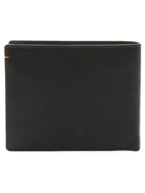 COLOR WALLET Ledergeldb&ouml;rse braun/orange - Brieftaschen Herren