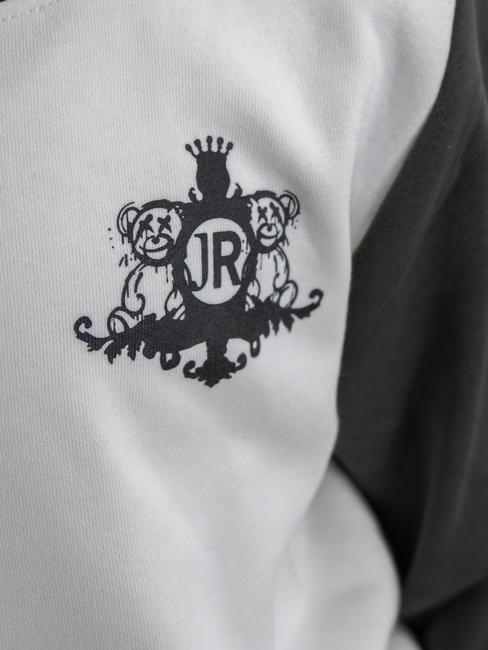 HENDRY Trainingsanzug aus Baumwoll-Sweatshirt und Hose Wolke/Schwarz - Trainingsanz&uuml;ge f&uuml;r Kinder