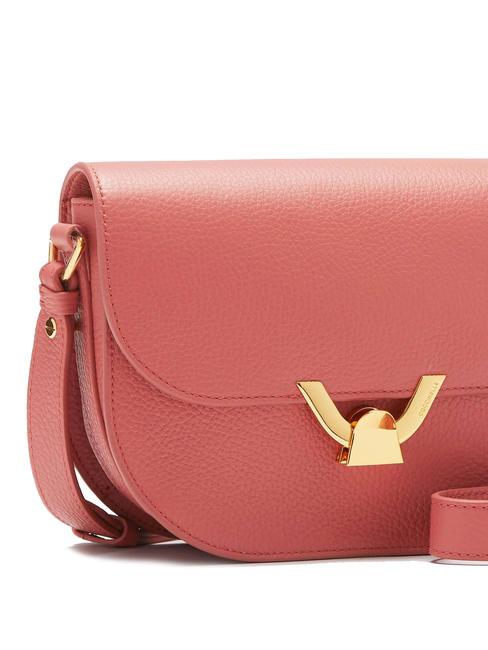 DEW Umh&auml;ngetasche aus geh&auml;mmertem Leder Topf - Damentaschen