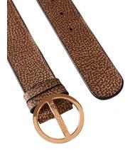 BORBONESE GRAFFITI G&uuml;rtel mit runder Schnalle - G&uuml;rtel