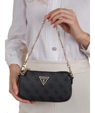 GUESS NOELLE Double Schultertasche Kohle - Damentaschen - 6