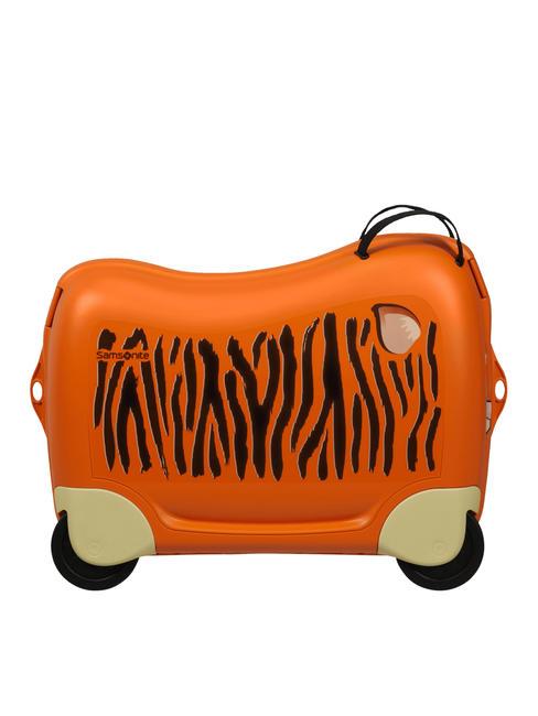DREAM2GO Aufsitzbarer Kindertrolley Tiger T - Handgep&auml;ck