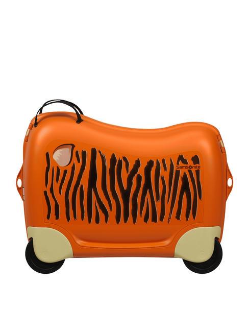 DREAM2GO Aufsitzbarer Kindertrolley Tiger T - Handgep&auml;ck