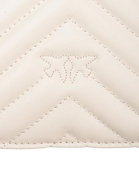 CLASSIC LOVE ONE Tasche aus Nappaleder Seide wei&szlig;-antikgold - Damentaschen