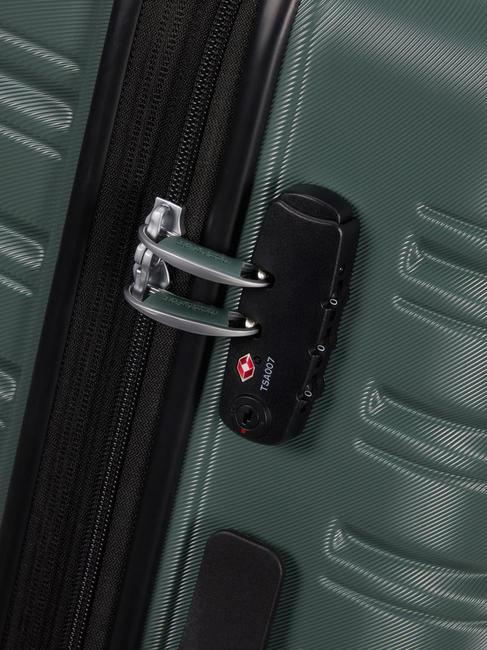 FLASHLINE Gro&szlig;er erweiterbarer Trolley dunkler Wald - Harte Trolleys