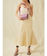 GIANNI CHIARINI MEG Umh&auml;ngetasche aus Leder Argyle-Lila - Damentaschen - 5