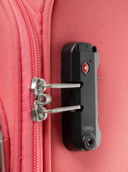 BRIGHT LIFE Extragro&szlig;er Trolley sonnengek&uuml;sste Koralle - Halbharte Trolleys