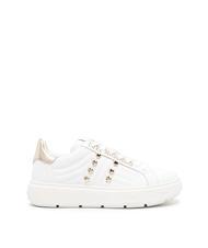 LOVE MOSCHINO BOLD 40 Ledersneaker wei&szlig;/platin - Damenschuhe - 3