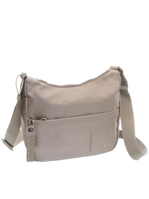 MD20 Hobo-Umh&auml;ngetasche Taupe - Damentaschen
