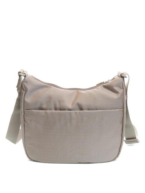 MD20 Hobo-Umh&auml;ngetasche Taupe - Damentaschen