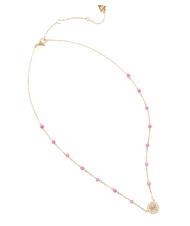 GUESS NATURAL STONES Halskette mit Steinen Gelbgold/Fuchsia - Halsketten - 3