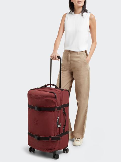 SPONTANEOUS Trolley mittlerer Gr&ouml;&szlig;e aufflammender Rost - Halbharte Trolleys